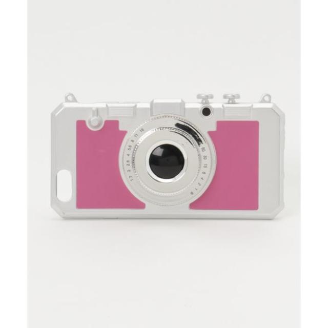 WEGO(ウィゴー)の新品　WEGO　カメラ　iPhone6・6s　スマホケース　ピンク スマホ/家電/カメラのスマホアクセサリー(iPhoneケース)の商品写真