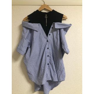 セシルマクビー(CECIL McBEE)のCECIL McBEE ストライプ　夏服(シャツ/ブラウス(長袖/七分))