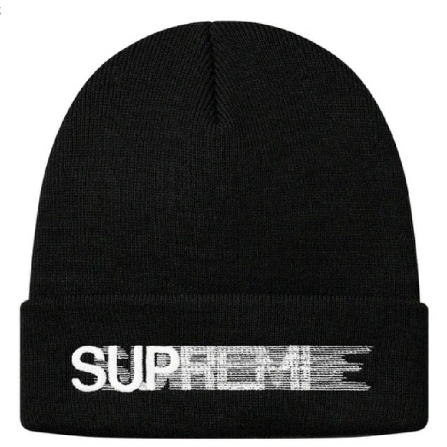 モーションロゴブラック Supreme Motion Logo Beanie モーションロゴ