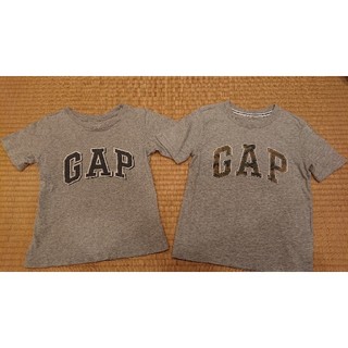 ギャップキッズ(GAP Kids)のGAP Tシャツ グレー まとめ売り 2枚セット 110cm(Tシャツ/カットソー)