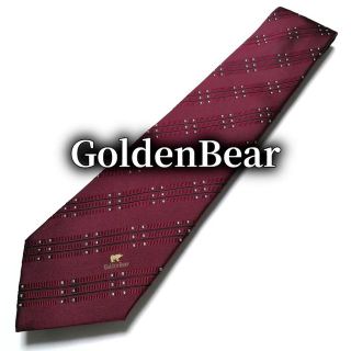 ゴールデンベア(Golden Bear)のゴールデンベア レジメンタル ワインレッド ネクタイ B101-P11(ネクタイ)