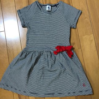 プチバトー(PETIT BATEAU)の美品⭐︎プチバトー マリニエール ワンピース 3ans(ワンピース)