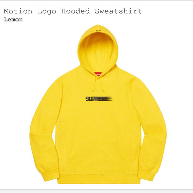 Supreme(シュプリーム)のSupreme Motion Logo Hooded Sweatshirt  メンズのトップス(パーカー)の商品写真