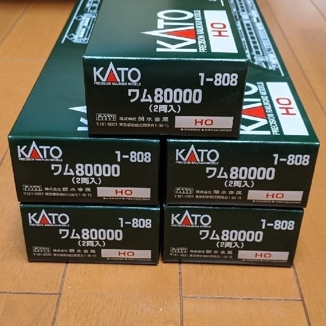 KATO　HO　1-808　ワム80000　5セット（10両）