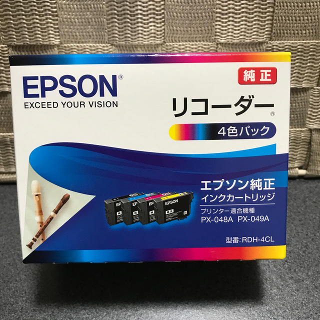 EPSON - EPSON 純正インクカートリッジ リコーダーの通販 by とん's shop｜エプソンならラクマ