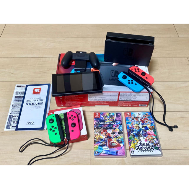 お気に入りの 任天堂Nintendo - Switch Nintendo スイッチSWITCH マリカー  セット　本体　スマブラ 家庭用ゲーム機本体