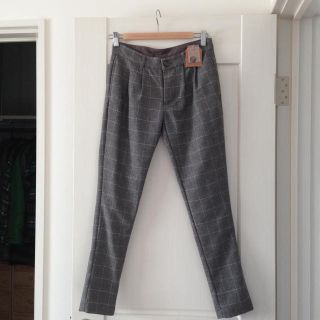 アングリッド(Ungrid)のungrid♡チェックパンツ♡新品(クロップドパンツ)