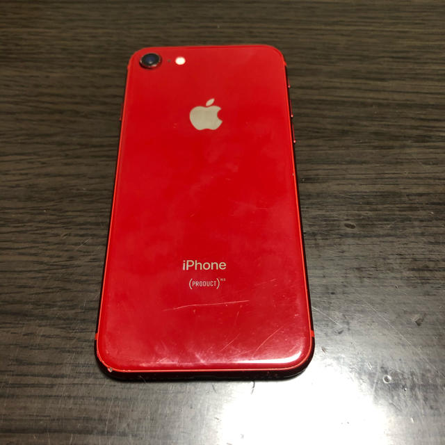 スマホ/家電/カメラIPhone 8 64GB au  赤　RED 値下げ