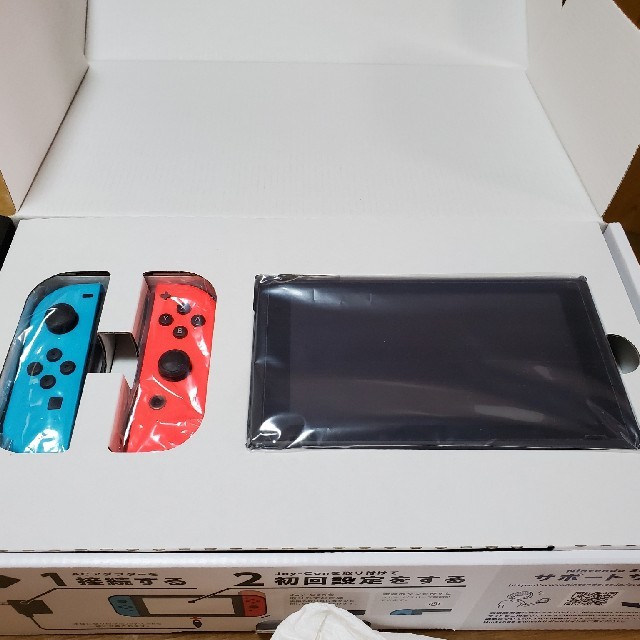 「Nintendo Switch Joy-Con (L) ネオンブルー/ (R)エンタメホビー