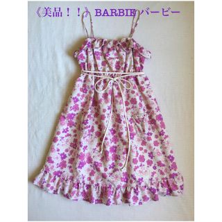 バービー(Barbie)の《美品！！》BARBIE バービー ミニ キャミ ワンピース(ミニワンピース)