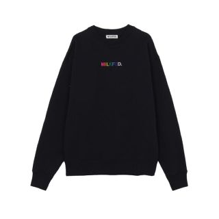 ミルクフェド(MILKFED.)のK RAINBOW STENCIL SWEAT TOP スウェット（トレーナー）(トレーナー/スウェット)