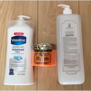 ヴァセリン(Vaseline)のエルツティン　トナー　ヴァセリン　ボディローション　馬油　オールインワンゲル(ボディローション/ミルク)