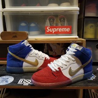 ナイキ(NIKE)の2016年NIKE SB DUNK HIGH CHALLENGE RED(スニーカー)