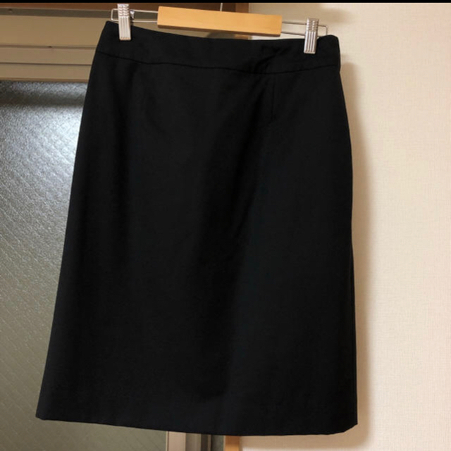 ORIHICA(オリヒカ)のORIHICA ウォッシャブル&ハルヤマ SOFFICE黒 スーツスカート レディースのフォーマル/ドレス(スーツ)の商品写真
