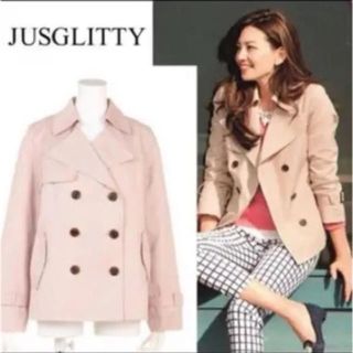 ジャスグリッティー(JUSGLITTY)のJUSGLITTYショートトレンチ ジャスグリッティー(トレンチコート)