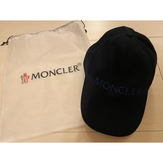 モンクレール(MONCLER)の20SS♡Moncler　刺繍ロゴ入りキャップ　ネイビー　紺(キャップ)