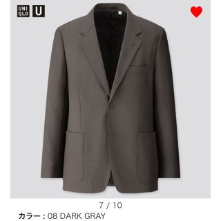 ユニクロ(UNIQLO)の【完売品 新品未使用】ユニクロユー UNIQLO U テーラードジャケット(テーラードジャケット)