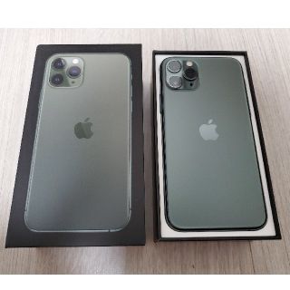 アイフォーン(iPhone)のiPhone 11 Pro 256GB ミッドナイトグリーン ドコモSIMフリー(スマートフォン本体)