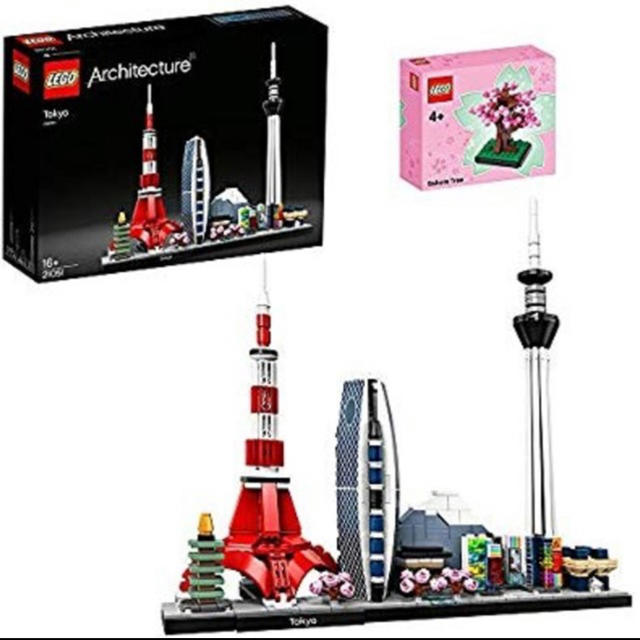 【日本限定】値下げ　レゴ（LEGO）アーキテクチャー東京　21051 桜レゴ付き
