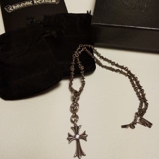 クロムハーツ(Chrome Hearts)のCHROME HEARTS  ダイヤ  クロス  正規品(ネックレス)