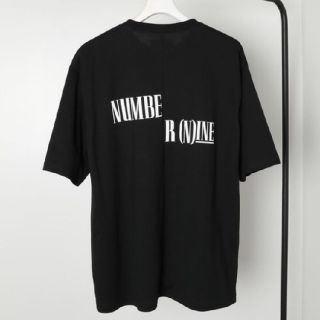 ナンバーナイン(NUMBER (N)INE)のナンバーナイン デニム クルーネック　ロゴTシャツ　黒　Mサイズ(Tシャツ/カットソー(半袖/袖なし))