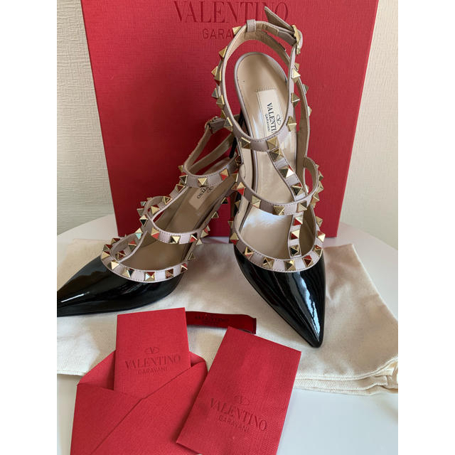 新しいブランド - VALENTINO VALENTINO パンプス ヒール ブラック