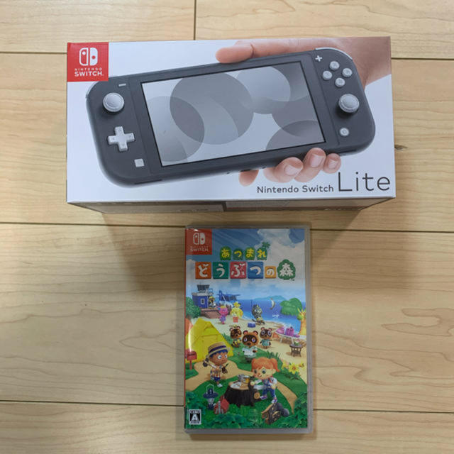 『新品未開封』Nintendo Switch Liteグレー＆どうぶつの森ソフト