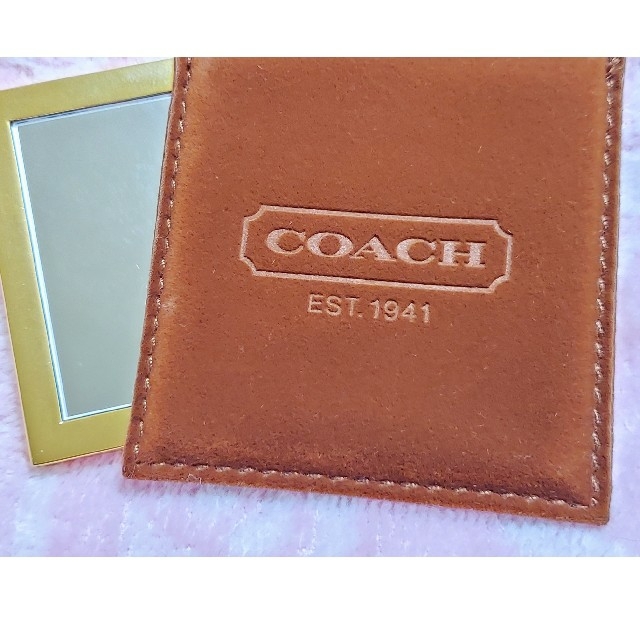 COACH(コーチ)の新品💗 coach ロゴミラー 非売品  レディースのファッション小物(ミラー)の商品写真