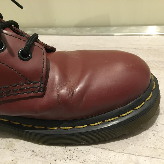 Dr.Martens(ドクターマーチン)の8ホールチェリーレッド レディースの靴/シューズ(ブーツ)の商品写真