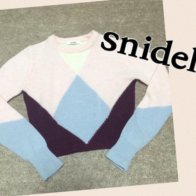 SNIDEL(スナイデル)のスナイデル ショート ニット レディースのトップス(ニット/セーター)の商品写真