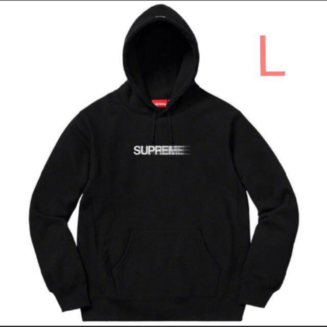 Motion Logo Hooded Sweatshirt black