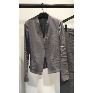 セオリー(theory)のTheory 18SS リネンノーカラージャケット(ノーカラージャケット)