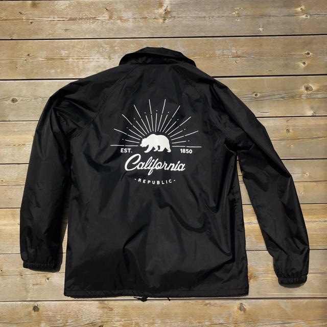 カラーBlackストリート系☆LUSSO SURF コーチジャケット　Sサイズ☆RVCA