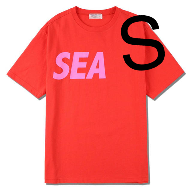 GUESS(ゲス)のWIND AND SEA GUESS OVERSIZE TEE 赤 S 新品 メンズのトップス(Tシャツ/カットソー(半袖/袖なし))の商品写真