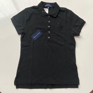 ポロラルフローレン(POLO RALPH LAUREN)の新品⭐︎ラルフローレン ビックポロシャツ 黒　M(ポロシャツ)