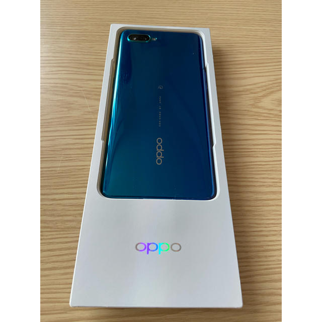 Rakuten(ラクテン)の新品同様💕　OPPO Reno A 128GB ブルー　シムフリー スマホ/家電/カメラのスマートフォン/携帯電話(スマートフォン本体)の商品写真