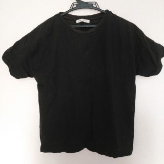 ビーエルユーイー(B.L.U.E.)のビーエルユーイー 半袖 Tシャツ カットソー 黒 ブラック レース Mサイズ(Tシャツ(半袖/袖なし))