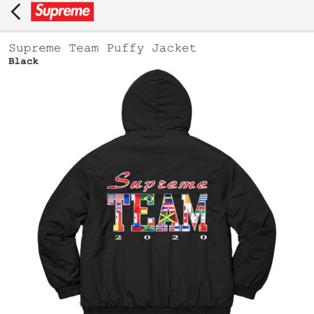 Supreme(シュプリーム)のsupreme TEAM PUFFY JACKET シュプリーム メンズのジャケット/アウター(ブルゾン)の商品写真