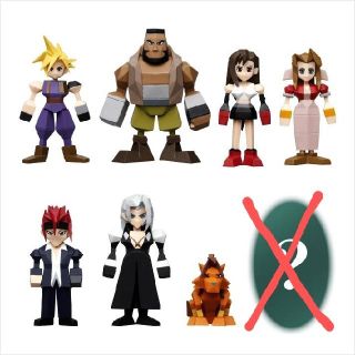 スクウェアエニックス(SQUARE ENIX)の【7体コンプ】FF7 一番くじG賞フィギュア(ゲームキャラクター)