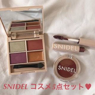 スナイデル(SNIDEL)のSNIDEL 秋色コスメセット&クリアポーチ(コフレ/メイクアップセット)