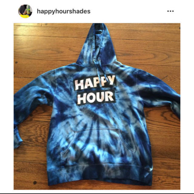 THRASHER(スラッシャー)のhappy hour 限定生産 パーカー winter blues L 新品 メンズのトップス(パーカー)の商品写真