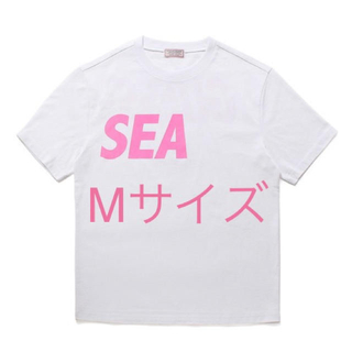 ゲス(GUESS)のGUESS × WIND AND SEA OVERSIZE SS TEE 白 M(Tシャツ/カットソー(半袖/袖なし))