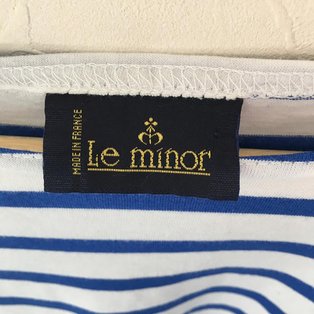 Le Minor(ルミノア)のmee様専用✨Le minor ルミノア　ボーダーカットソー✨ レディースのトップス(カットソー(長袖/七分))の商品写真