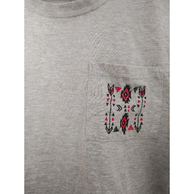 しまむら(シマムラ)のGALYGE 半袖 Tシャツ カットソー グレー Mサイズ トップス しまむら レディースのトップス(Tシャツ(半袖/袖なし))の商品写真