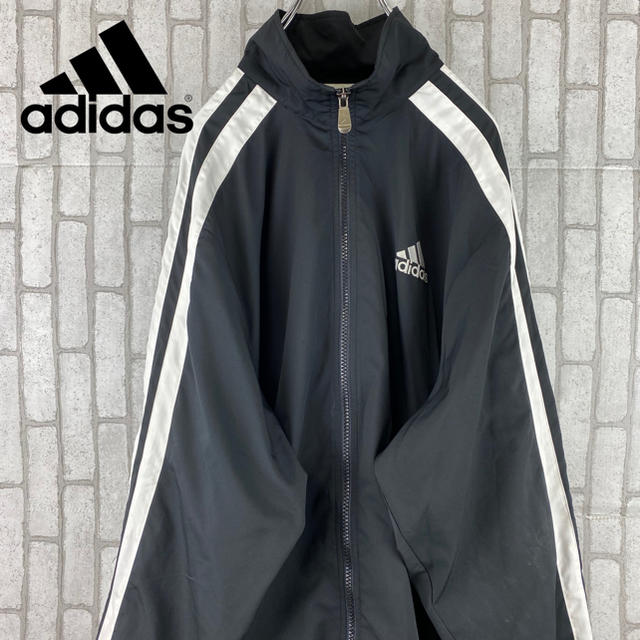 adidas - 【 adidas 】ナイロンジャケット 3本ライン ヴィンテージ 90sの通販 by ゆう【フォロー割実施‼️】｜アディダス