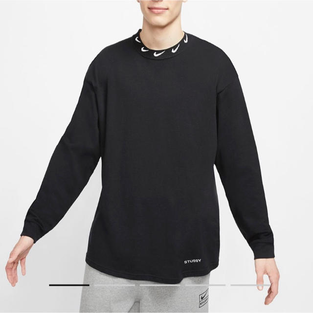 NIKE(ナイキ)のNIKE U NRG BR LS KNIT TOP STUSSY M メンズのトップス(Tシャツ/カットソー(七分/長袖))の商品写真