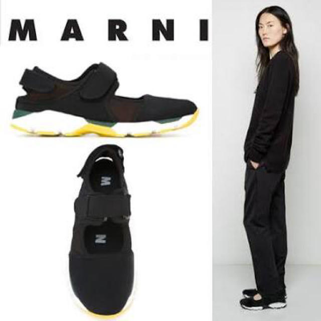 STUDIOUS(ステュディオス)のMarni タッチストラップスニーカー　サイズ43 超美品　studious メンズの靴/シューズ(スニーカー)の商品写真