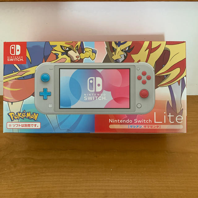 Nintendo Switch(ニンテンドースイッチ)のNintendo Switch Lite ザシアン・ザマゼンタ　ニンテンドー エンタメ/ホビーのゲームソフト/ゲーム機本体(家庭用ゲーム機本体)の商品写真