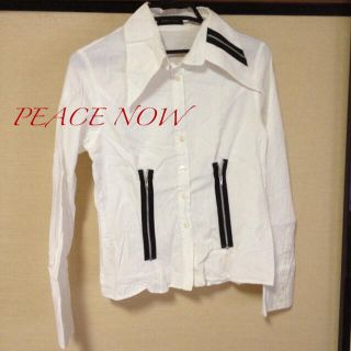ピースナウ(PEACE NOW)のPEACE NOW＊zip付きシャツ(シャツ/ブラウス(長袖/七分))