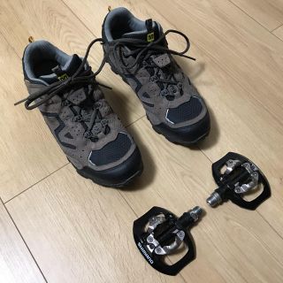 シマノ(SHIMANO)のSPDペダル＋MAVICシューズ（26.0センチ）(その他)